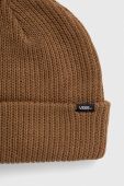 Шапка Vans колір коричневий з товстого трикотажу (3557807)