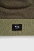 Шапка Vans колір зелений з тонкого трикотажу (3557808)