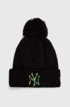 Шапка New Era колір чорний з товстого трикотажу NEW YORK YANKEES (3540291) Шапка New Era колір чорний з товстого трикотажу NEW YORK YANKEES (3540291)