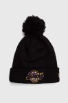 Шапка New Era колір чорний з товстого трикотажу LOS ANGELES LAKERS (3540137) Шапка New Era колір чорний з товстого трикотажу LOS ANGELES LAKERS (3540137)