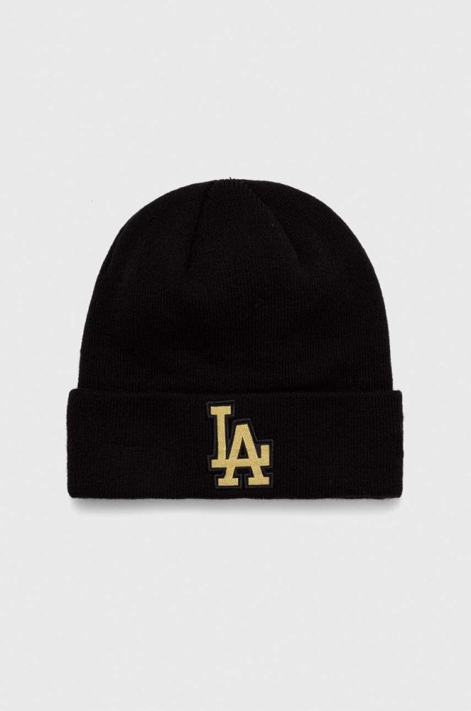 Шапка New Era колір чорний  LOS ANGELES DODGERS (3539464)