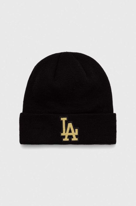 Шапка New Era колір чорний  LOS ANGELES DODGERS (3539464)