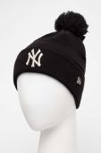 Шапка New Era колір чорний з товстого трикотажу NEW YORK YANKEES (3544252)