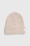 Шапка New Era колір бежевий з товстого трикотажу (3537642) Шапка New Era колір бежевий з товстого трикотажу (3537642)