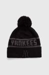Шапка New Era колір чорний з товстого трикотажу NEW YORK YANKEES (3539587) Шапка New Era колір чорний з товстого трикотажу NEW YORK YANKEES (3539587)