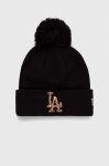 Шапка New Era колір чорний з товстого трикотажу LOS ANGELES DODGERS (3539588) Шапка New Era колір чорний з товстого трикотажу LOS ANGELES DODGERS (3539588)