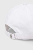 Бавовняна бейсболка Gant колір білий з аплікацією