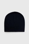 Шапка з домішкою вовни United Colors of Benetton колір синій з тонкого трикотажу (3492615) Шапка з домішкою вовни United Colors of Benetton колір синій з тонкого трикотажу (3492615)