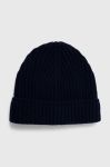 Вовняна шапка United Colors of Benetton колір синій вовна (3537657) Вовняна шапка United Colors of Benetton колір синій вовна (3537657)