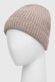 Вовняна шапка United Colors of Benetton колір сірий вовна (3537661)