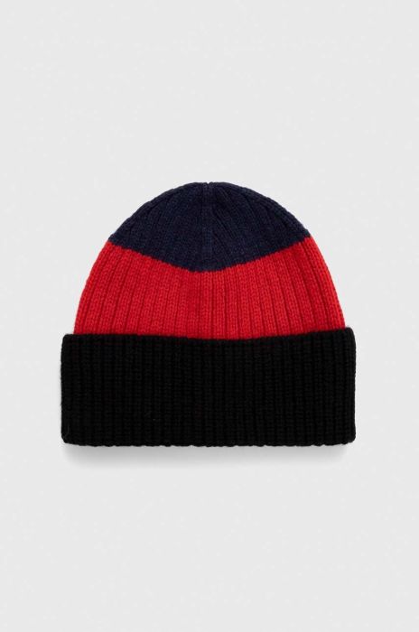 Вовняна шапка United Colors of Benetton вовна колір барвистий (3678604)
