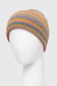 Вовняна шапка United Colors of Benetton з товстого трикотажу вовна колір барвистий (3678608)