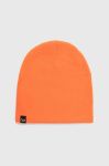 Шапка Salewa Sella Ski колір помаранчевий з тонкого трикотажу вовна Шапка Salewa Sella Ski колір помаранчевий з тонкого трикотажу вовна