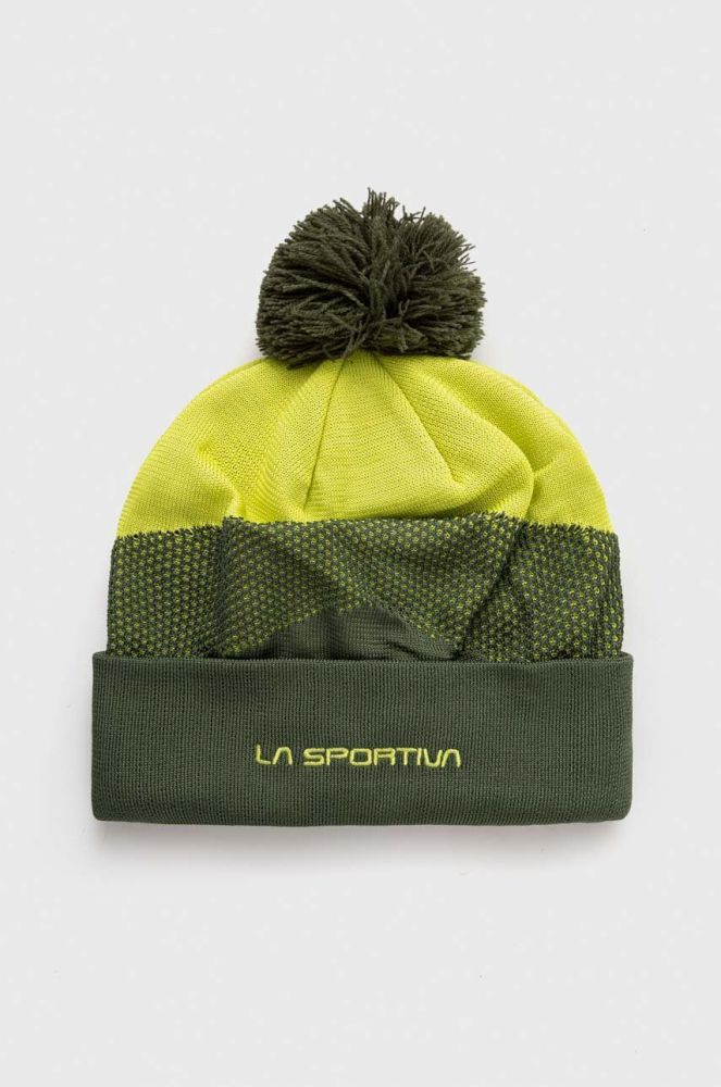 Шапка LA Sportiva Knitty колір зелений
