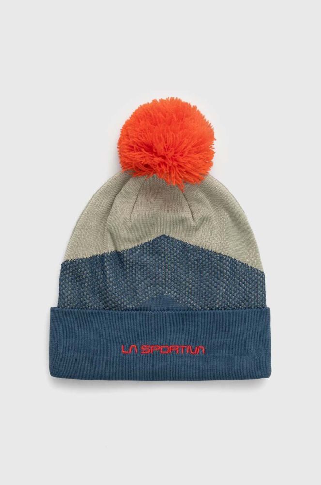 Шапка LA Sportiva Knitty колір синій