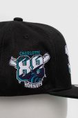 Кепка Mitchell&Ness CHARLOTTE HORNETS колір чорний з аплікацією