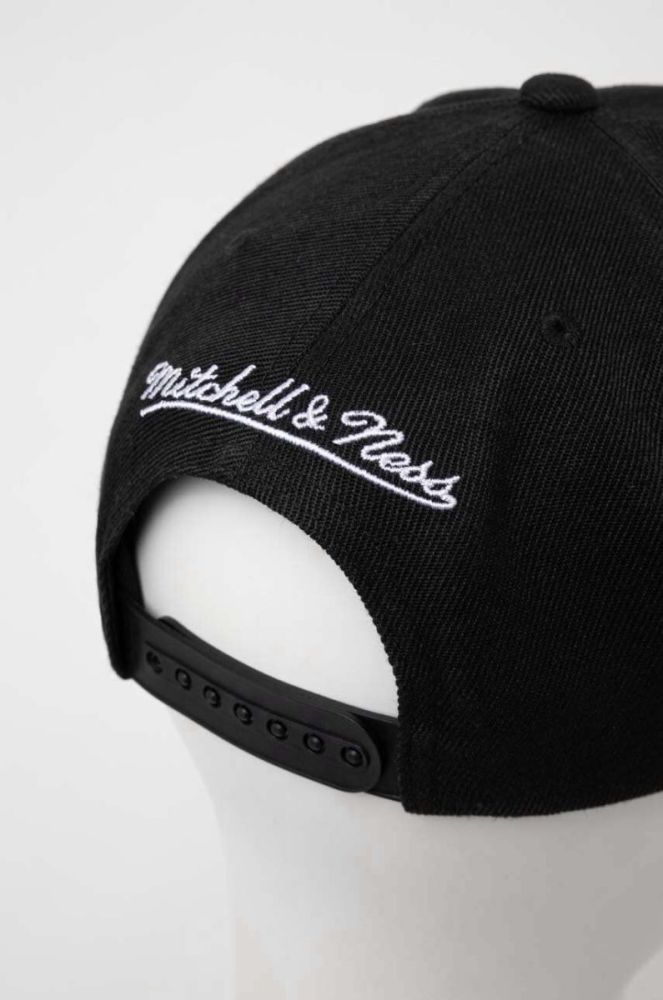 Кепка Mitchell&Ness BROOKLYN NETS колір чорний з аплікацією (3513365) фото 2