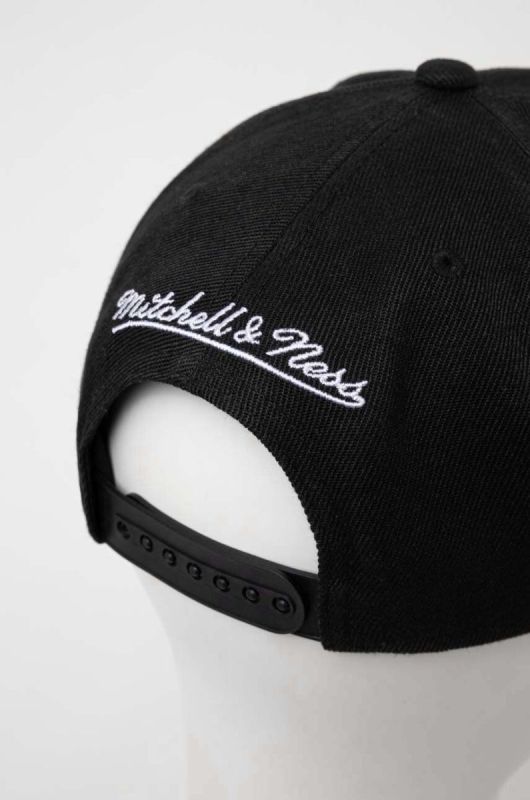 Кепка Mitchell&Ness BROOKLYN NETS колір чорний з аплікацією (3513365) фото 2