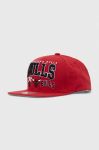 Кепка Mitchell&Ness CHICAGO BULLS колір червоний візерунок