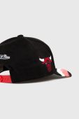 Бавовняна бейсболка Mitchell&Ness CHICAGO BULLS колір чорний з аплікацією