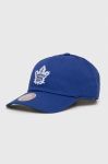 Бавовняна бейсболка Mitchell&Ness TORONTO MAPLE LEAFS з аплікацією колір блакитний