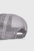 Кепка Von Dutch колір сірий з аплікацією