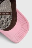 Кепка Von Dutch колір рожевий з аплікацією (3620639)