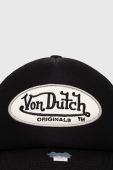 Кепка Von Dutch колір чорний з аплікацією (3550358)