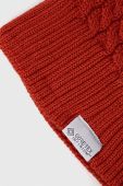 Шапка Montane Windjammer колір червоний з товстого трикотажу вовна