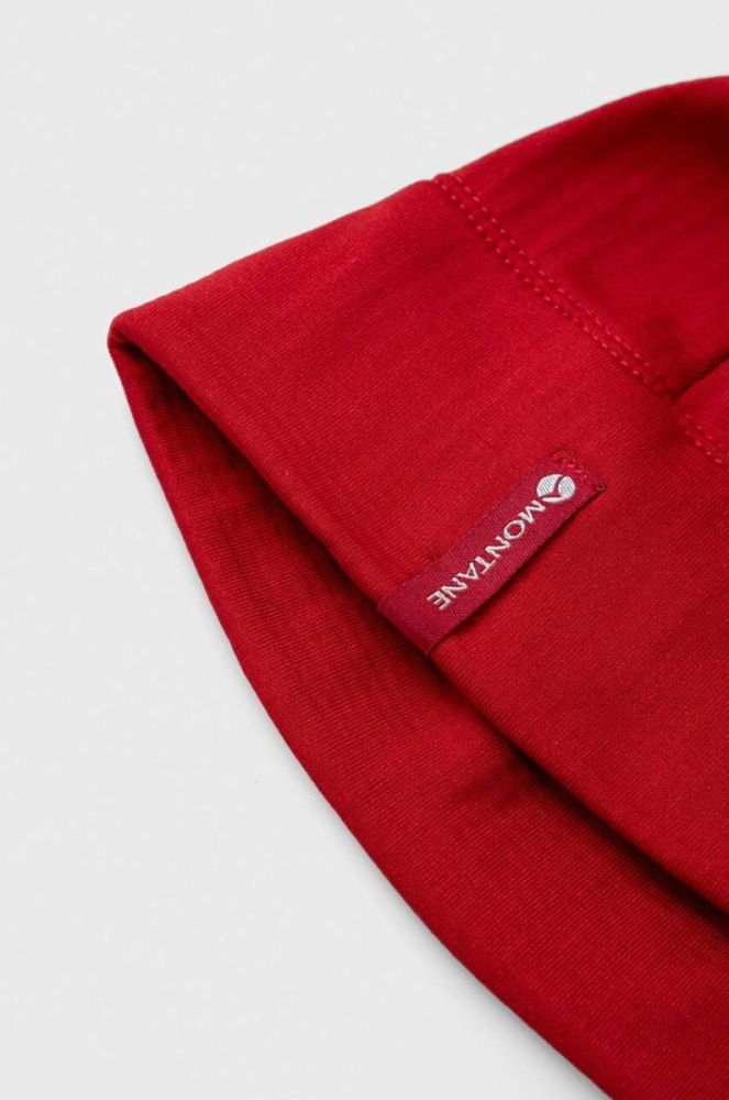 Шапка Montane Protium колір червоний з тонкого трикотажу фото 3