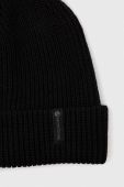 Шапка Montane Brew колір чорний з товстого трикотажу вовна