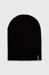 Шапка Jack Wolfskin колір чорний з товстого трикотажу (3537682) Шапка Jack Wolfskin колір чорний з товстого трикотажу (3537682)