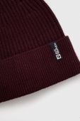 Шапка Jack Wolfskin колір бордовий з тонкого трикотажу