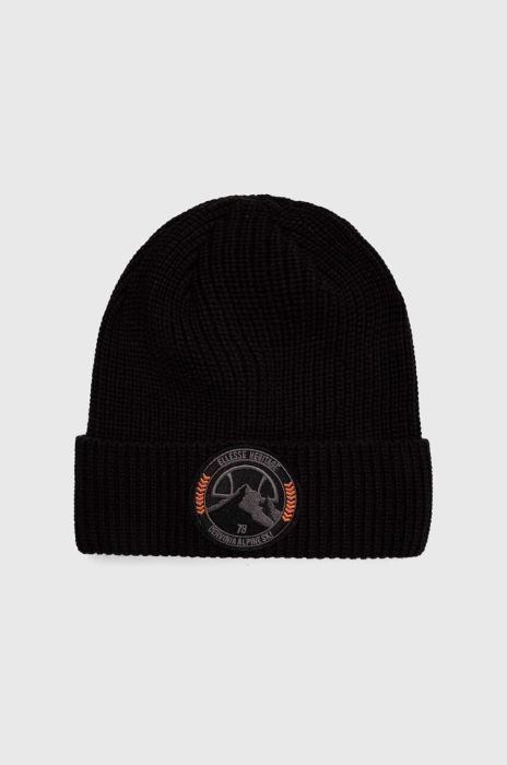 Шапка Ellesse колір чорний з товстого трикотажу (3617544)