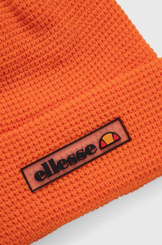 Шапка Ellesse колір помаранчевий з товстого трикотажу фото 2