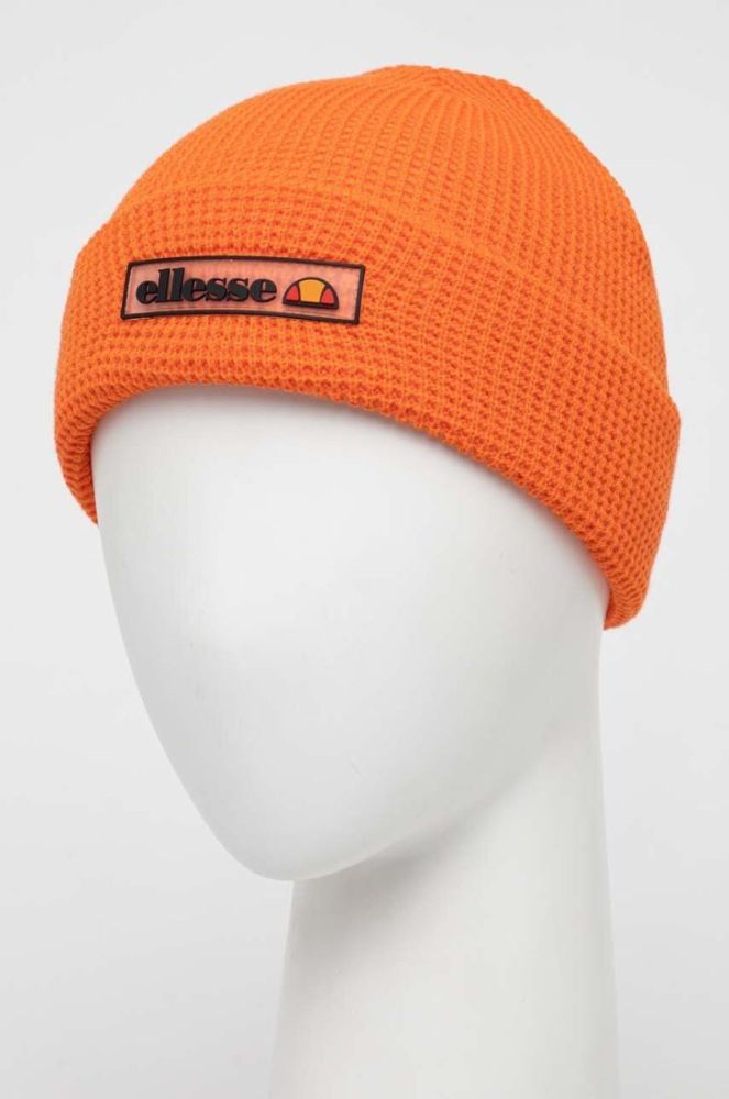 Шапка Ellesse колір помаранчевий з товстого трикотажу фото 3