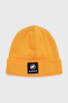 Шапка Mammut Fedoz колір помаранчевий з тонкого трикотажу Шапка Mammut Fedoz колір помаранчевий з тонкого трикотажу