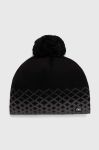 Шапка Viking Napari колір чорний вовна Шапка Viking Napari колір чорний вовна