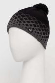 Шапка Viking Napari колір чорний вовна