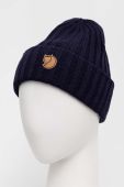 Шапка Fjallraven Byron колір синій вовна
