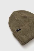 Шапка Burton Recycled All Day Long колір зелений з товстого трикотажу