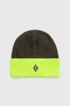 Шапка Black Diamond колір зелений з тонкого трикотажу Шапка Black Diamond колір зелений з тонкого трикотажу