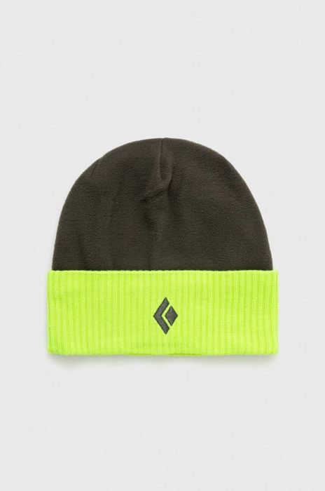 Шапка Black Diamond колір зелений з тонкого трикотажу
