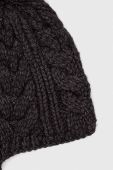 Капор з домішкою вовни Bomboogie колір чорний Капор з домішкою вовни Bomboogie колір чорний