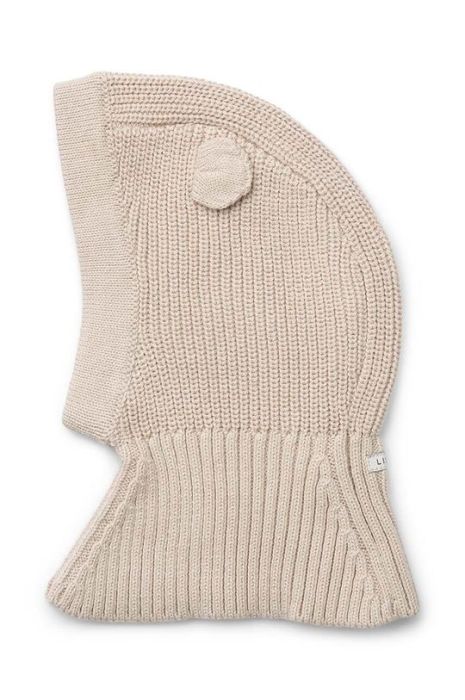 Дитяча балаклава Liewood колір бежевий