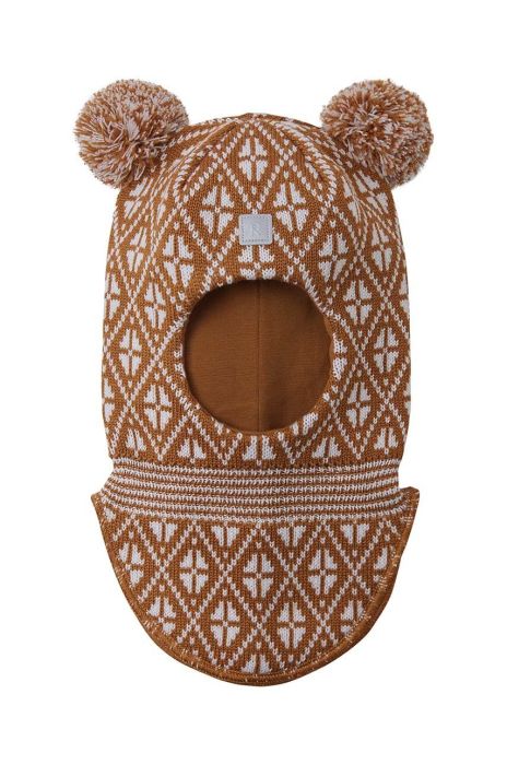 Дитяча балаклава Reima Kuuraan колір коричневий