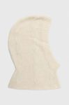 Капор з домішкою вовни Sisley колір бежевий Капор з домішкою вовни Sisley колір бежевий