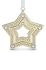 Декоративна підвіска Swarovski Holiday Magic Ornament Star M колір срібний