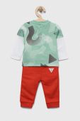 Дитячий бавовняний костюм Guess колір зелений (3296615)