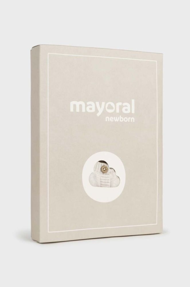 Комплект для немовлят Mayoral Newborn Gift box колір бежевий (3569740) фото 6